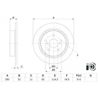 Bosch Jarrulevy (1kpl) 0 986 479 H27