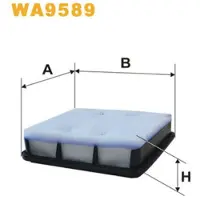 WIX FILTERS Ilmansuodatin WA9589