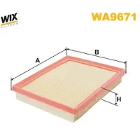 WIX FILTERS Ilmansuodatin WA9671