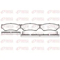 REMSA Jarrupalat Etu, 0389.12 - Suzuki - Vitara, Grand