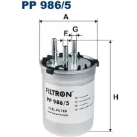 FILTRON Polttoainesuodatin PP 986/5
