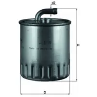 MAHLE ORIGINAL Polttoainesuodatin KL 179