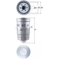 MAHLE ORIGINAL Polttoainesuodatin KC 18