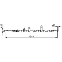 Bosch Vaijeri, seisontajarru 1 987 482 852