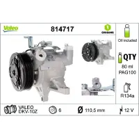 Valeo Kompressori, ilmastointilaite 814717