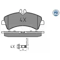 Meyle Jarrupalasarja (4kpl), levyjarru 025 292 1720/PD