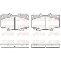 REMSA Jarrupalat Etu, 0429.04 - Toyota - Land cruiser