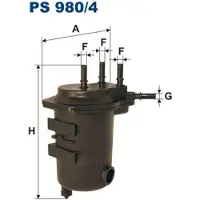FILTRON Polttoainesuodatin PS980/4
