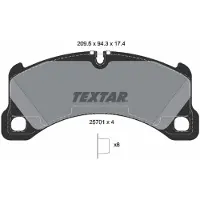 Textar Levyjarrun jarrupalasarja 2570101