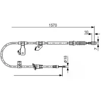 Bosch Vaijeri, seisontajarru 1 987 482 272