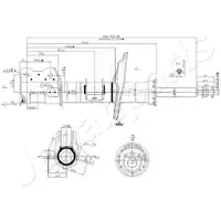 Japanparts Iskunvaimennin MM-00158