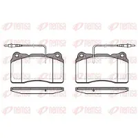 REMSA Jarrupalat Etu, 0666.14 - Peugeot - 607, 807. Citroen - C8. Fiat - Ulysse