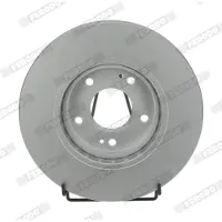 FERODO Jarrulevyt DDF1292C edessä, tuuletettu, 2 Kappale