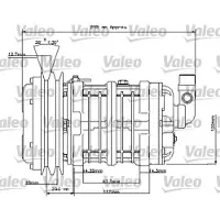 Valeo Kompressori, ilmastointilaite 815842