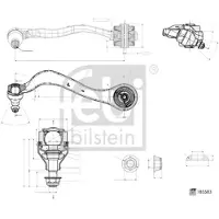 FEBI BILSTEIN Tukivarsi, pyöräntuenta 185583