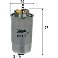 Valeo Polttoainesuodatin 587570