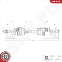 ESEN SKV Vetoakseli 40SKV059