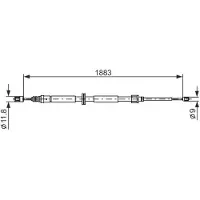 Bosch Vaijeri, seisontajarru 1 987 482 302