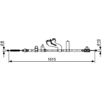 Bosch Vaijeri, seisontajarru 1 987 482 656