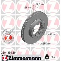 ZIMMERMANN Jarrulevy (1kpl) 250.1356.20