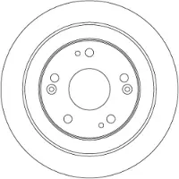TRW Jarrulevy (1kpl) DF6526