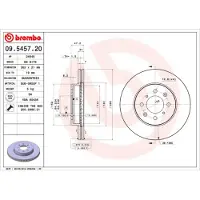 Brembo Jarrulevy (1kpl) 09.5457.20