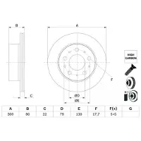 Bosch Jarrulevy 0 986 479 E02, 1 Stück