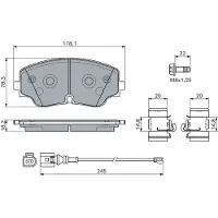Bosch Jarrupalasarja (4kpl), levyjarru 0 986 460 162