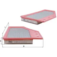 MAHLE ORIGINAL Ilmansuodatin LX 4573