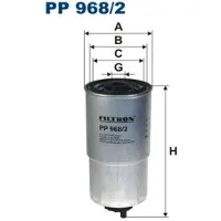 FILTRON Polttoainesuodatin PP 968/2