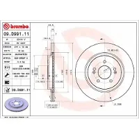 Brembo Jarrulevy (1kpl) 09.D991.11