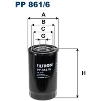 FILTRON Polttoainesuodatin PP861/6