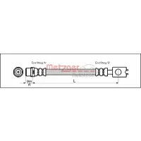 METZGER AUTOTEILE Jarruletku 4116222
