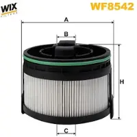 WIX FILTERS Polttoainesuodatin WF8542
