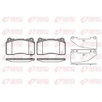 REMSA Jarrupalat Etu, 0666.32 - Honda - Civic. Opel - Insignia. Mitsubishi - Lancer. Subaru - Impreza, Wrx