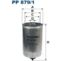 FILTRON Polttoainesuodatin PP 879/1