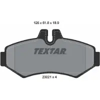 Textar Jarrupalasarja (4kpl), levyjarru 2302101