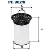 FILTRON Polttoainesuodatin PE 982/8