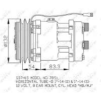 NRF Kompressori, ilmastointilaite 32757