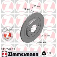 ZIMMERMANN Jarrulevy (1kpl) 285.3520.20