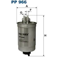 FILTRON Polttoainesuodatin PP 966