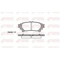 REMSA Jarrupalat Taka, 1395.00 - Toyota - Prius, Sienna, Mirai. Lexus - Rx, Is, Gs, Rc