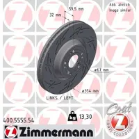 ZIMMERMANN Jarrulevy (1kpl) 400.5555.54