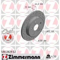 ZIMMERMANN Jarrulevy (1kpl) 590.2829.52