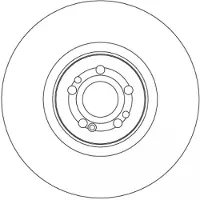 TRW Jarrulevy (1kpl) DF4634S