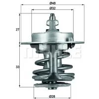 MAHLE ORIGINAL Termostaatti, jäähdytysneste TX 63 83
