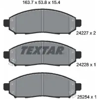 Textar Jarrupalasarja (4kpl), levyjarru 2422704