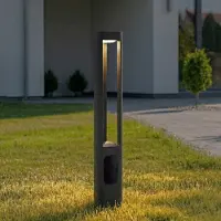 LUCANDE Ulkovalaisin , Pirron, Musta, Terassi, Metalli, Moderni