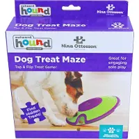 Nina Ottoson - Dog Treat Maze, Level 2 (Intermediate) Purple 18 x 18 x 6 cm - Koirat - Koiran lelut ja pelit - Aktivointilelut