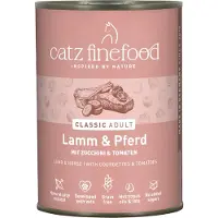Catz Finefood 6x400g purkkiruoka lammas ja hevonen Kissanruoka
